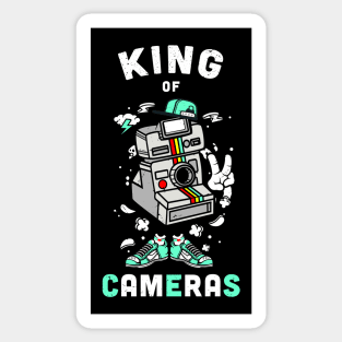 King of Cameras / Camera Lover gift idea Sticker